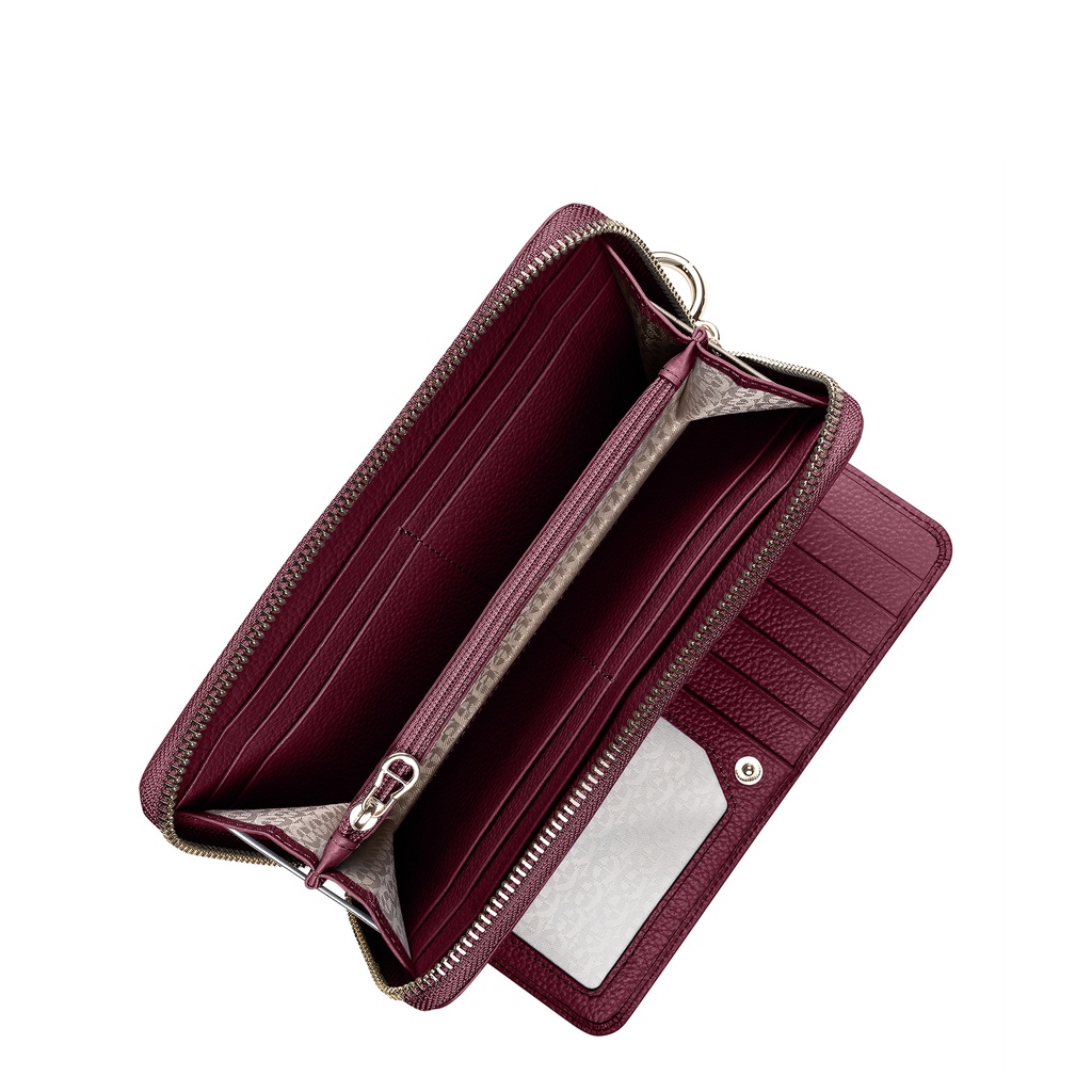 ZITA Long Wallet, burgundy | AIGNER JAPAN WEBSITE